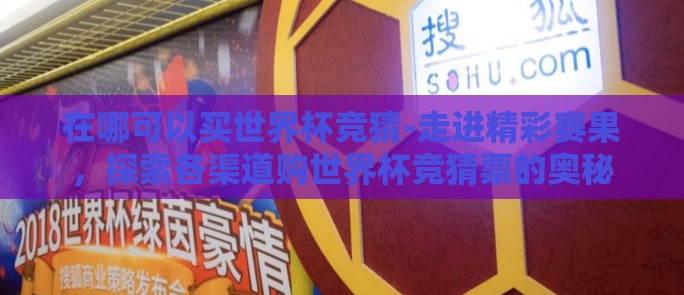 在哪可以买世界杯竞猜-走进精彩赛果，探索各渠道购世界杯竞猜票的奥秘
