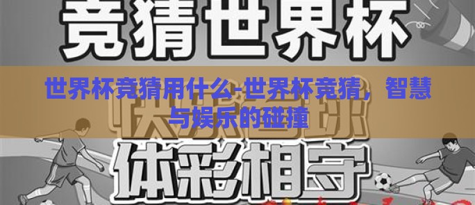 世界杯竞猜用什么-世界杯竞猜，智慧与娱乐的碰撞