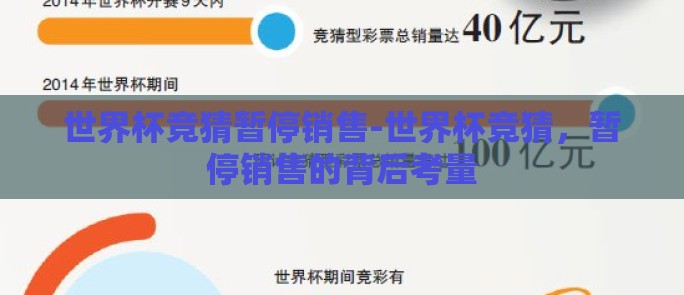 世界杯竞猜暂停销售-世界杯竞猜，暂停销售的背后考量
