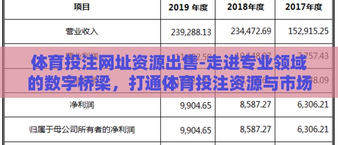 体育投注网址资源出售-走进专业领域的数字桥梁，打通体育投注资源与市场的对接之门